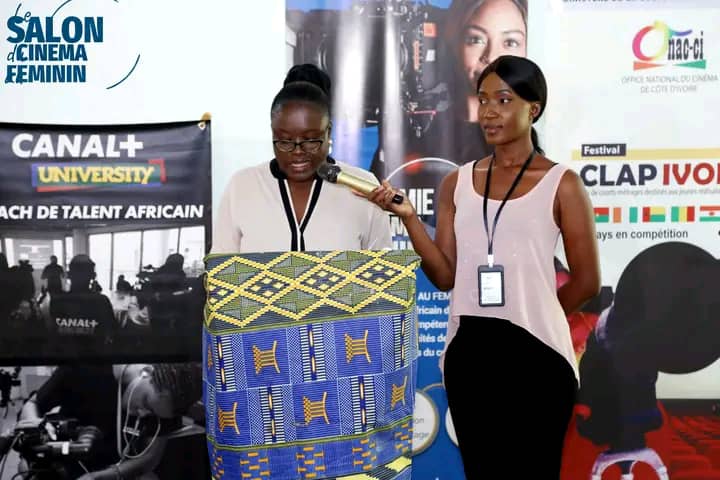 Financement de film / Les producteurs Faissol Gnonlonfin, Phillipe Lacôte et Yolande Bogui à la 2e édition du Salon du Cinéma au Féminin