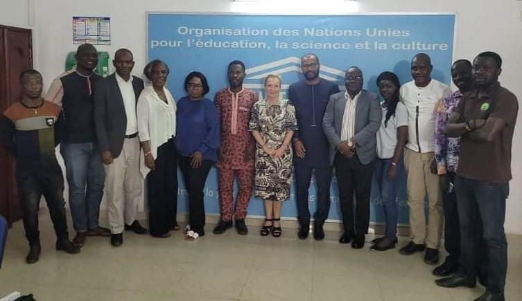 Fin de mission à Abidjan / Anne Lemaistre, Représentante de l’Unesco fait ses aurevoirs à l’UJOCCI