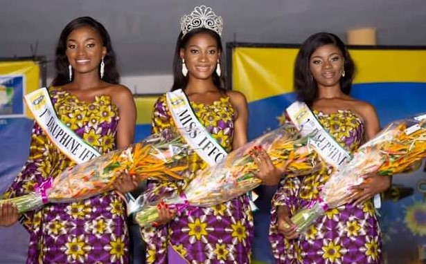 Miss CI - Iffou / N’Goran Stéphanie sur le podium à Daoukro