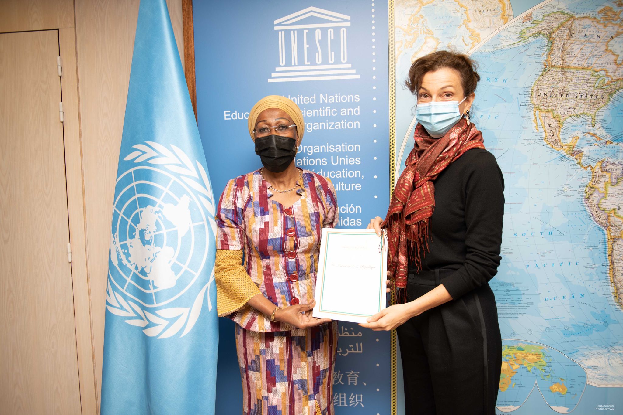 UNESCO / Bakayoko-Ly Ramata fait plusieurs plaidoiries auprès de la directrice générale